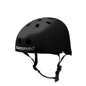 Black Cosmic Skate Logo Helmet