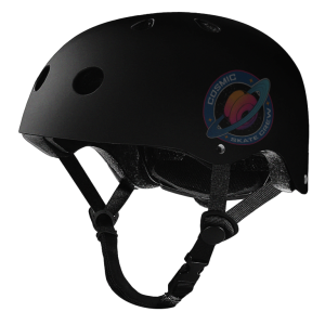 Black Mission Patch Helmet
